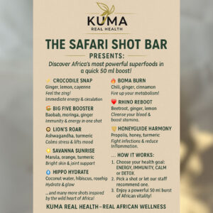 Kuma Shots - Natural Energy Afrobotanical Safari Shots